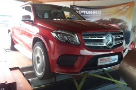 Chiptuning a měření na válcové zkušebně vozu Mercedes-Benz GL 350d