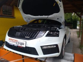 Chiptuning a měření výkonu motoru vozu Škoda Octavia III - 2.0 TDI RS