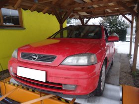 Chiptuning a měření výkonu na válcové zkušebně vozu Opel Astra Caravan 1.7 DTI