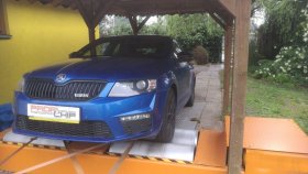 Chiptuning a měření výkonu vozu Škoda Octavia III 2.0 TDI RS