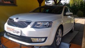 Chiptuning a měření výkonu vozu Škoda Octavia III 1.6 TDI CR