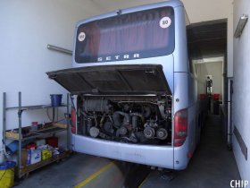 Chiptuning autobusu Setra