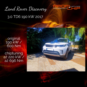 Chiptuning na voze Land Rover Discovery