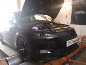 Chiptuning s měřením výkonu vozu Škoda Fabia III 1.2 TSI, 81 kW