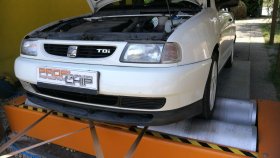 Chiptuning včetně měření na válcové zkušebně vozu Seat Ibiza 1.9 TDI - 66 kW