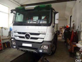 Mobilní chiptuning nákladního vozu Mercedes-Benz Actros 2641