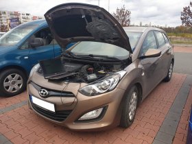 Úprava řídící jednotky motoru na voze Hyundai i30 1.6 CRDI 81 kW 2015